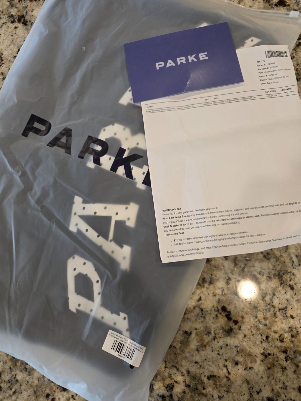 Parke Polka Dot-L/XL - Picture 2 of 4
